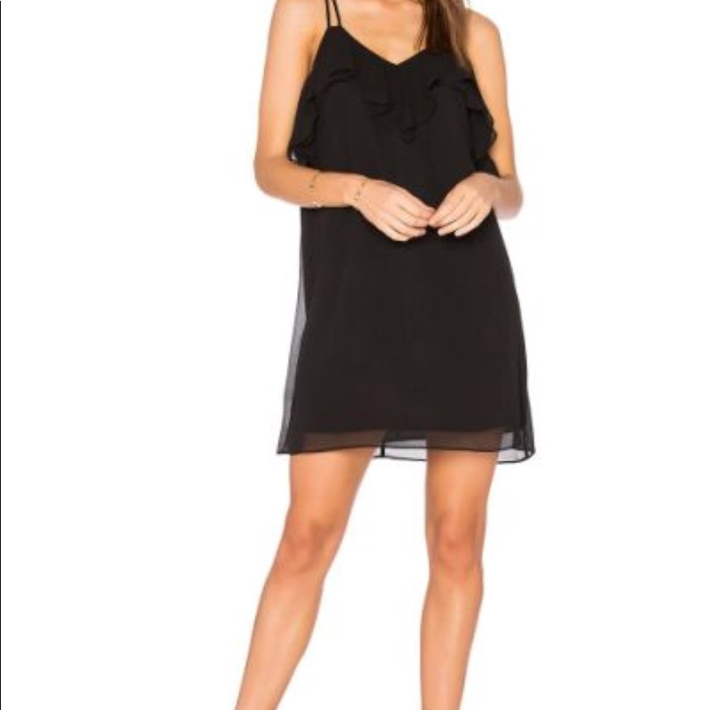 BCBG generation black slip dress
